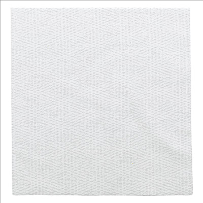 NAPPES PLIAGE M 'LIKE LINEN - KEIKO' 70 G/M2 120x120 CM BLANC SPUNLACE (200 UNITÉS)