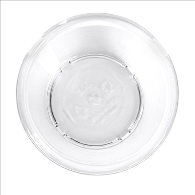 12 RAMEQUINS 90 ML Ø 7,5x4 CM TRANSPARENT PET (1 UNITÉ)