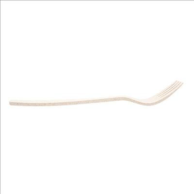FOURCHETTES 'PREMIUM'  17,3 CM IVOIRE FIBRE DE BOIS (90 UNITÉS)