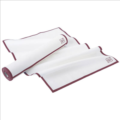 10 U. TORCHONS DE CUISINE 'ROLL-DRAP'  40x64 CM ROUGE COTON (1 UNITÉ)