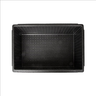 BOÎTE ISOTHERME EMPILABLE 42 L 59,5x39,5x29 CM NOIR EPP (1 UNITÉ)