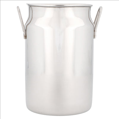 MINI POTS À LAIT 'ARTINOX' 620 ML Ø 7,5x12 CM ARGENTE INOX (12 UNITÉS)