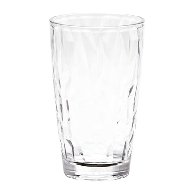 GOBELETS 480 ML Ø 8,5/6,1x14,3 CM TRANSPARENT POLYCARBONATE (6 UNITÉS)