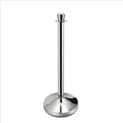 COLONNES MOBILES  Ø 32x93,5 CM ARGENTE INOX (2 UNITÉS)