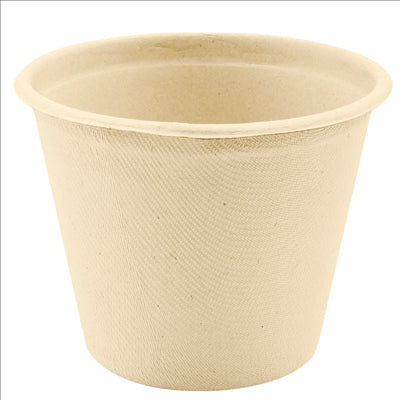 BOLS 'BIONIC' 425 ML Ø 10,5x8,3 CM NATUREL BAGASSE (600 UNITÉS)