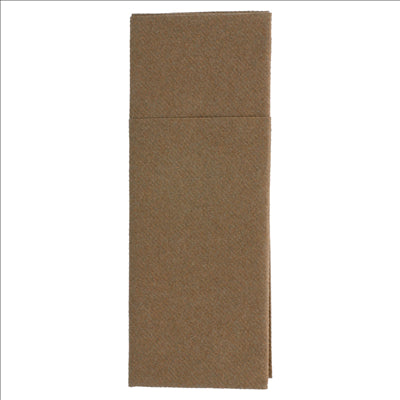 SERVIETTES "CANGURITO"  55 G/M2 33x40 CM CHOCOLAT AIRLAID (700 UNITÉS)