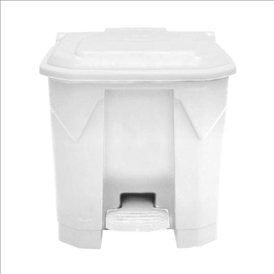 CONTENEUR AVEC COUVERCLE 30 L 43x40x43 CM BLANC PP (1 UNITÉ)