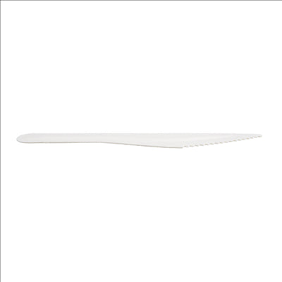 COUTEAUX 'PAPER CUTLERY' 960 G/M2 15,8 CM BLANC PAPIER (50 UNITÉS)