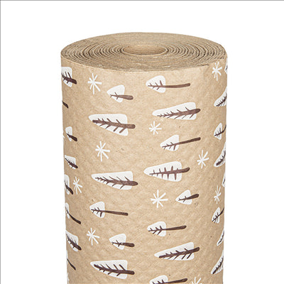 NAPPES ECOLOGIQUES "FEEL GREEN" 'FOREST' 48 G/M2 1,2 x 50 M NATUREL PAPIER RECYCLÉ (1 UNITÉ)