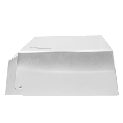 DISTRIBUTEUR POUR ESSUIE-MAINS  26,5x12x30,5 CM ARGENTE ACIER (1 UNITÉ)