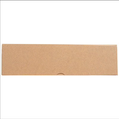 BOÎTES PATISSERIES SANS FENÊTRE 'THEPACK' 240 G/M2 30x30x8 CM NATUREL CARTON ONDULÉ NANO-MICRO (100 UNITÉS)