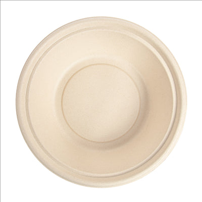 BOLS 'BIONIC' 1200 ML Ø 20,8x6,1 CM NATUREL BAGASSE (400 UNITÉS)