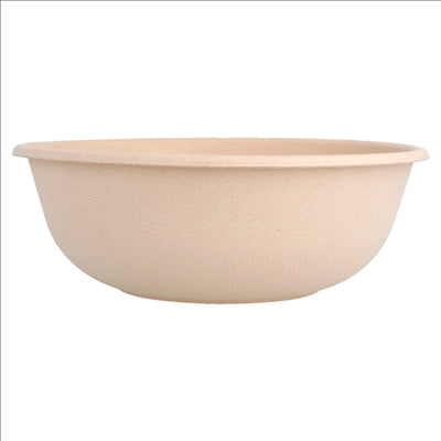 SALADIERS 'BIONIC' 750 ML Ø 17x6,1 CM NATUREL BAGASSE (500 UNITÉS)