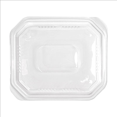 COUVERCLES POUR 262.65/66  19,4x16,4x1,3 CM TRANSPARENT PP (600 UNITÉS)