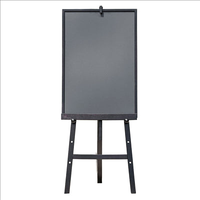 CHEVALET + ARDOISE  60x148 CM NOIR BOIS (1 UNITÉ)