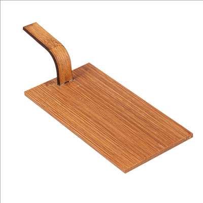 MINI PELLES POUR SNACKS  10x5 CM NATUREL BAMBOU (100 UNITÉS)