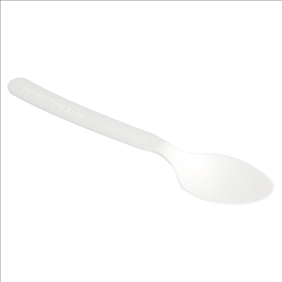 CUILLÈRES  16 CM BLANC CPLA (1000 UNITÉS)