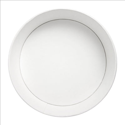 POTS SALADIERS 950 ML 255 + 18 PE G/M2 Ø 18,7/16,5x5,4 CM BLANC CARTON (300 UNITÉS)