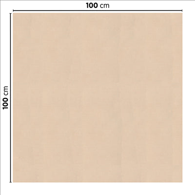 NAPPES PLIAGE M 'LIKE LINEN' 70 G/M2 100x100 CM CREME SPUNLACE (200 UNITÉS)