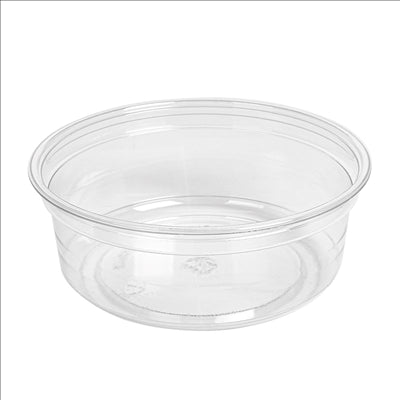 POTS TRAITEUR 250 ML Ø11,7x4,5 CM TRANSPARENT RPET (576 UNITÉS)