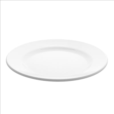 ASSIETTES 'ASAMI WARE'  Ø 28x2,3 CM BLANC MÉLAMINE (12 UNITÉS)