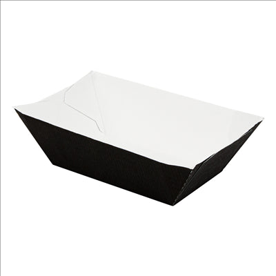 BARQUETTES 'THEPACK' 240 G 230 G/M2 8,5x5x4 CM NOIR CARTON ONDULÉ NANO-MICRO (1800 UNITÉS)