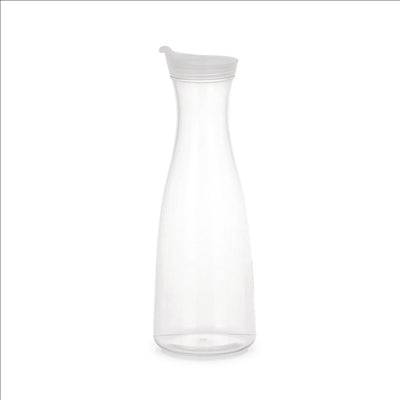 PICHET AVEC COUVERCLE 1 L Ø 6,5x27 CM TRANSPARENT POLYCARBONATE (1 UNITÉ)