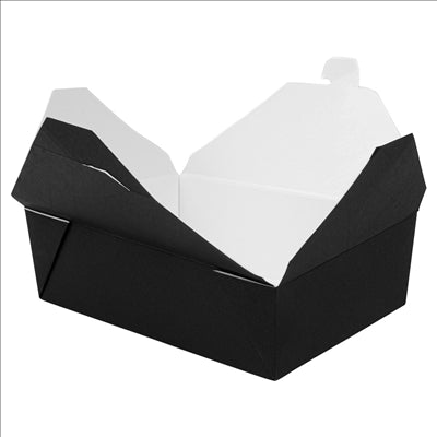 BOÎTES AMÉRICAINES MICRO-ONDABLES 'THEPACK' 1980 ML 250 + 12PP G/M2 19,6x14x6,2 CM NOIR CARTON ONDULÉ NANO-MICRO (200 UNITÉS)
