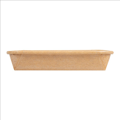 RÉCIPIENTS POUR "SUSHI"  20PE + 280 +16PE G/M2 14x8x2,4 CM NATUREL KRAFT (800 UNITÉS)