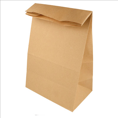 SACS SOS SANS ANSES  50 G/M2 22+12x31 CM NATUREL KRAFT (500 UNITÉS)