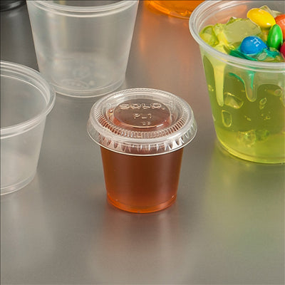 PETITS POTS MICRO-ONDABLES 30 ML Ø4,5x3,3 CM TRANSPARENT PP (2500 UNITÉS)