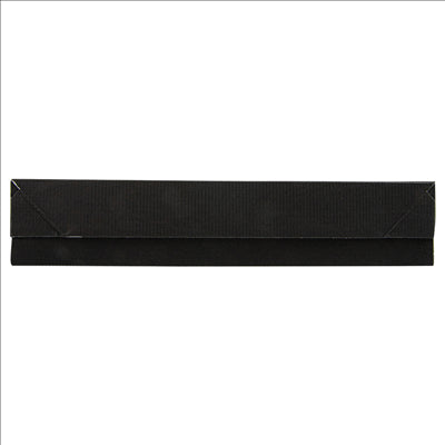 PLATEAUX + COUVERCLE 'THEPACK' 230 G/M2 23x17x4,5 CM NOIR CARTON ONDULÉ NANO-MICRO (200 UNITÉS)