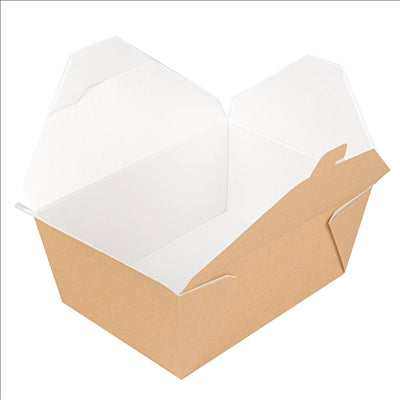 BOÎTES AMÉRICAINES MICRO-ONDABLES 'THEPACK' 2880 ML 240 + 12PP G/M2 19,6x14x9 CM NATUREL CARTON ONDULÉ NANO-MICRO (200 UNITÉS)