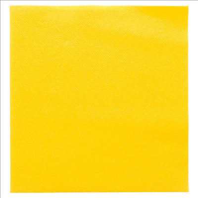 SERVIETTES  55 G/M2 40x40 CM JAUNE FONCÉ AIRLAID (700 UNITÉS)