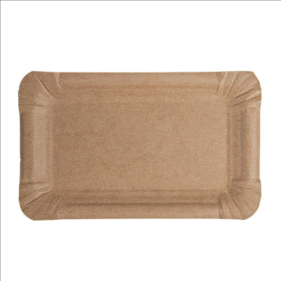 PLATEAUX PÂTISSERIE - PETITS  300 G/M2 16x10CM NATUREL KRAFT (250 UNITÉS)