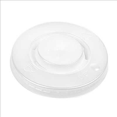 COUVERCLES POUR GOBELETS RÉF. 229.08/10,252.33/34  Ø 9,2 CM TRANSLUCIDE PS (1000 UNITÉS)