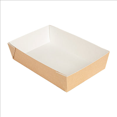 BOÎTES 'THEPACK' 220 + 12PP G/M2 22x15x5 CM NATUREL CARTON ONDULÉ NANO-MICRO (200 UNITÉS)