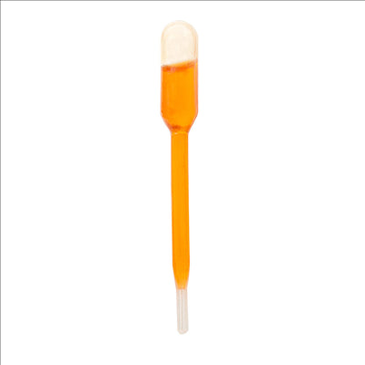 PIPETTES 0,5 ML 7 CM TRANSPARENT LDPE (1000 UNITÉS)