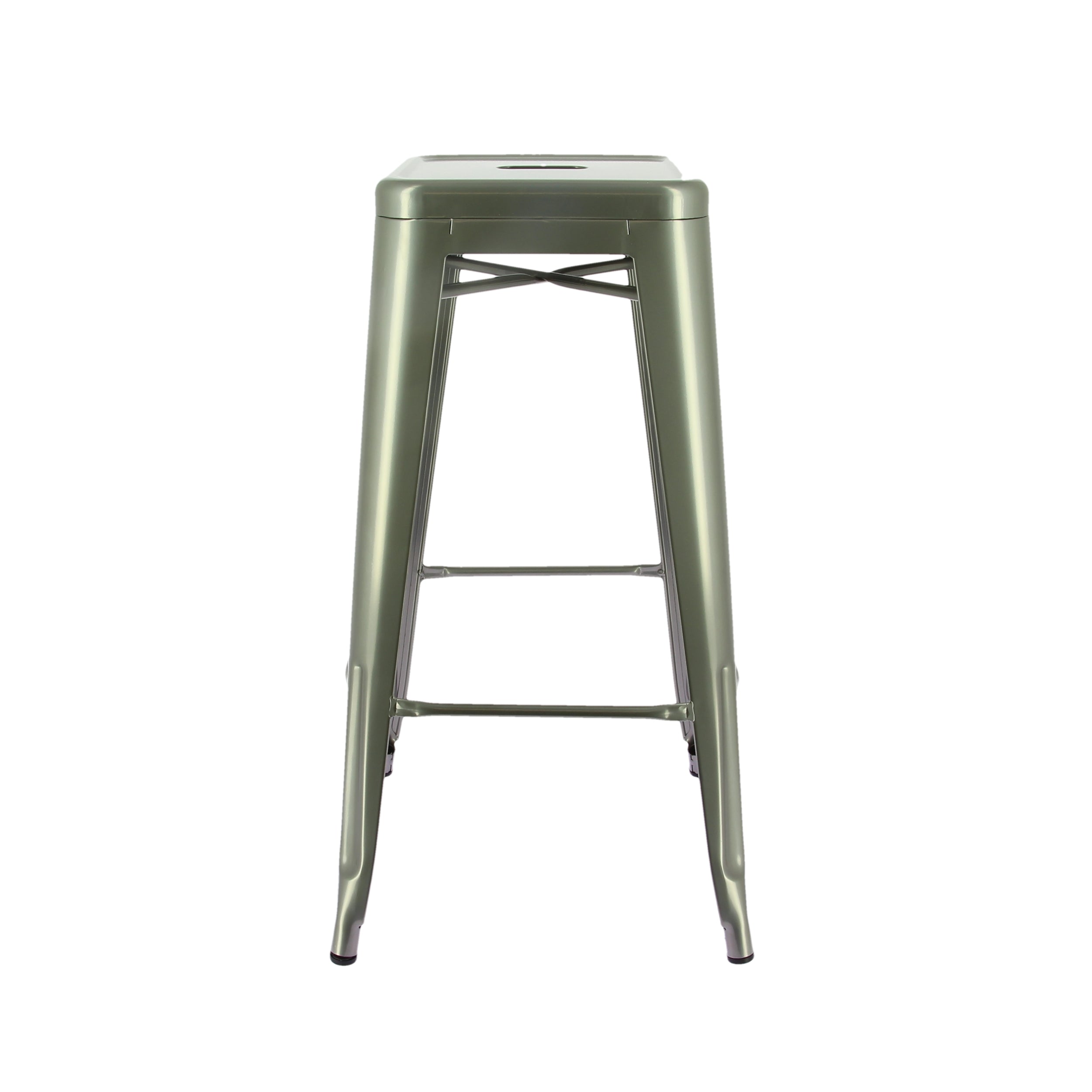 Tabouret métal de bar Chicago GRIS METAL ｜ 4 Unité(s)