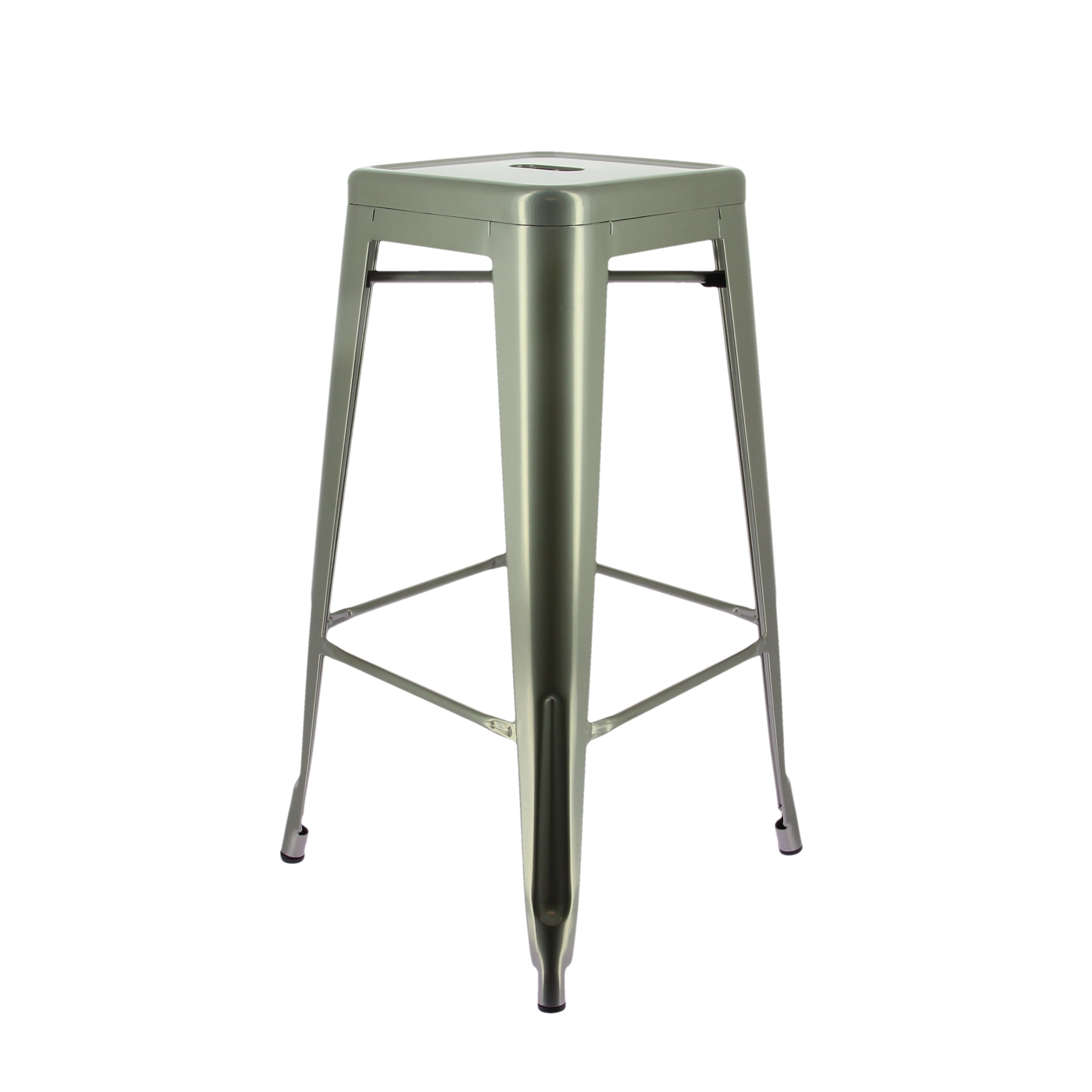 Tabouret métal de bar Chicago GRIS METAL ｜ 4 Unité(s)