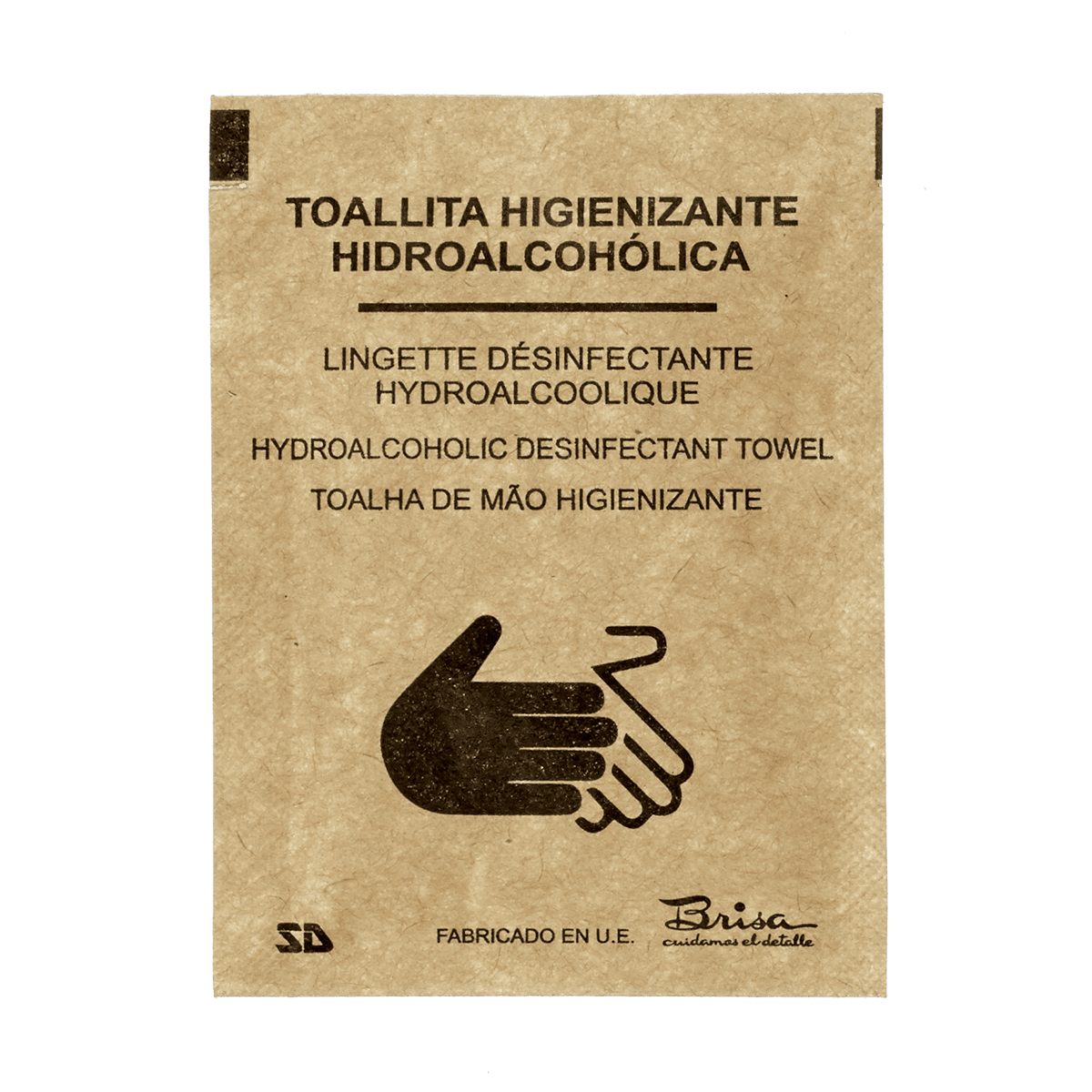Sachet lingette désinfectante hydroalcoolique ｜ 500 Unité(s)