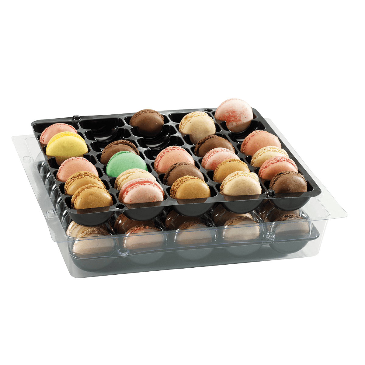 Boîte pour 70 macarons avec 2 calages ｜ 25 Unité(s)