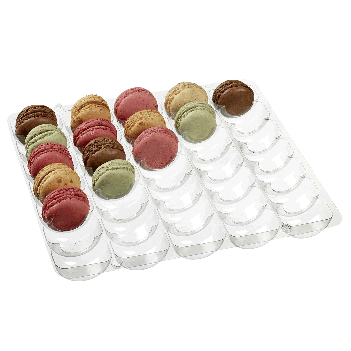 Calage 35 macarons transparent ｜ 150 Unité(s)