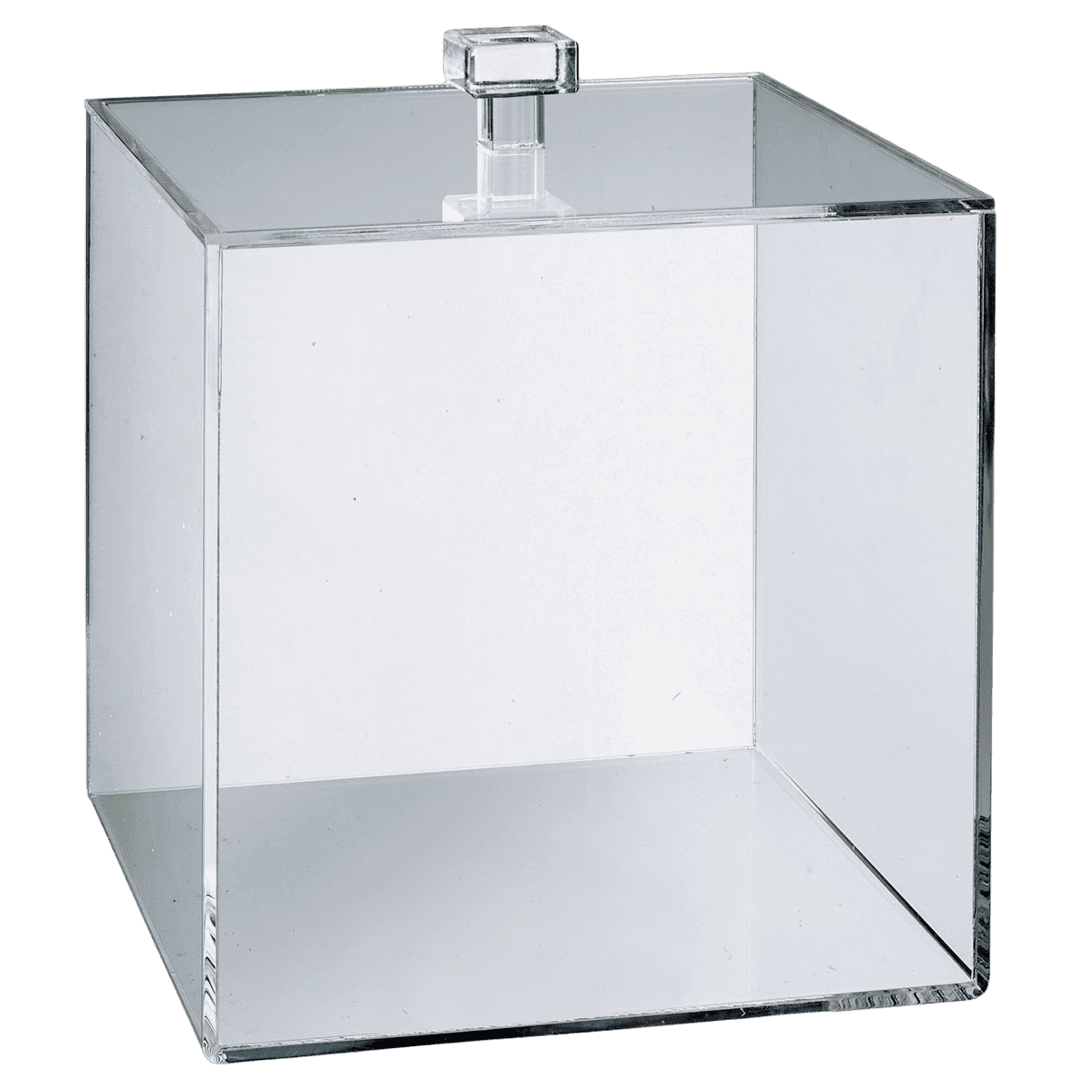 Cube PMMA 250x250 mm avec couvercle ｜ 6 Unité(s)