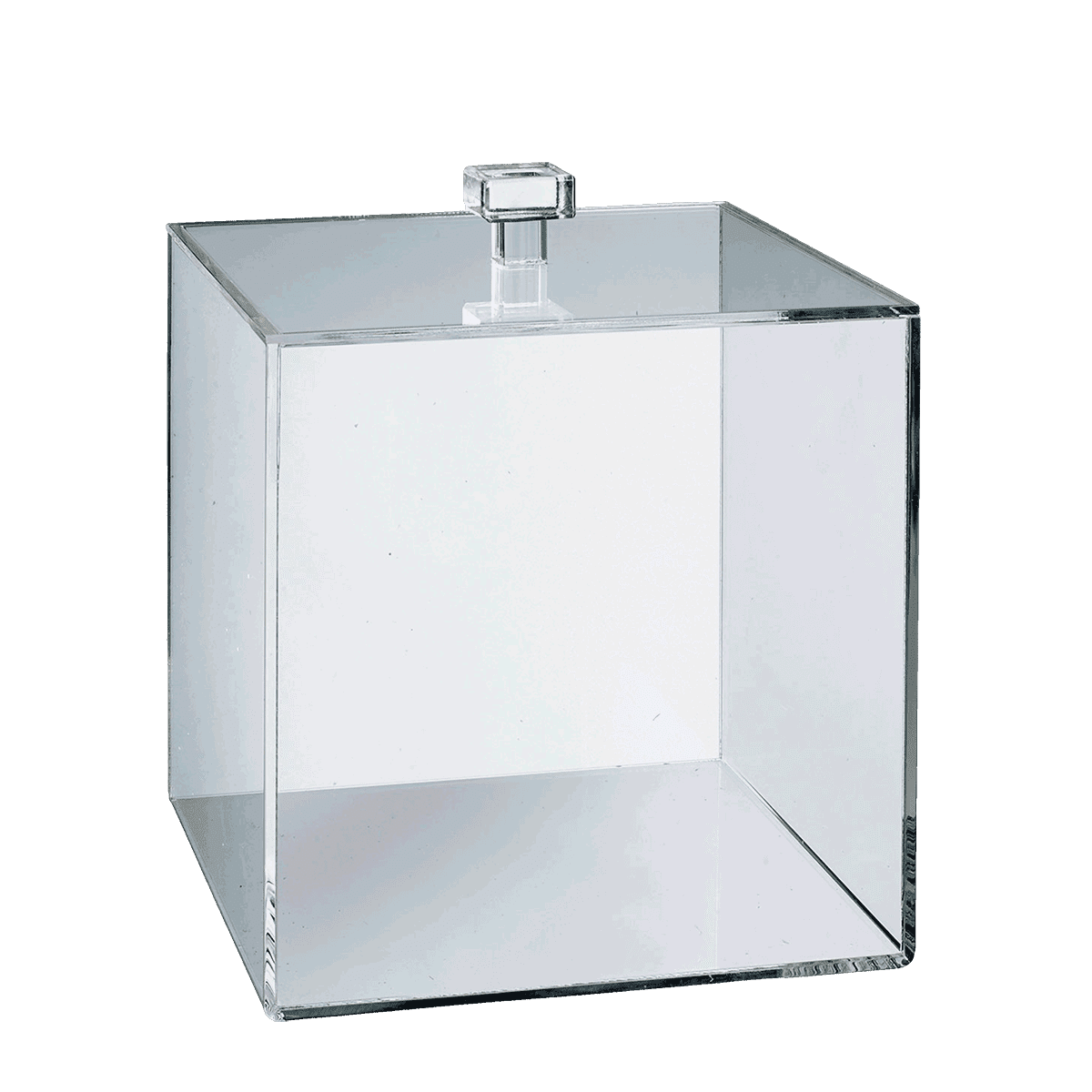Cube PMMA 150x150 mm avec couvercle ｜ 6 Unité(s)