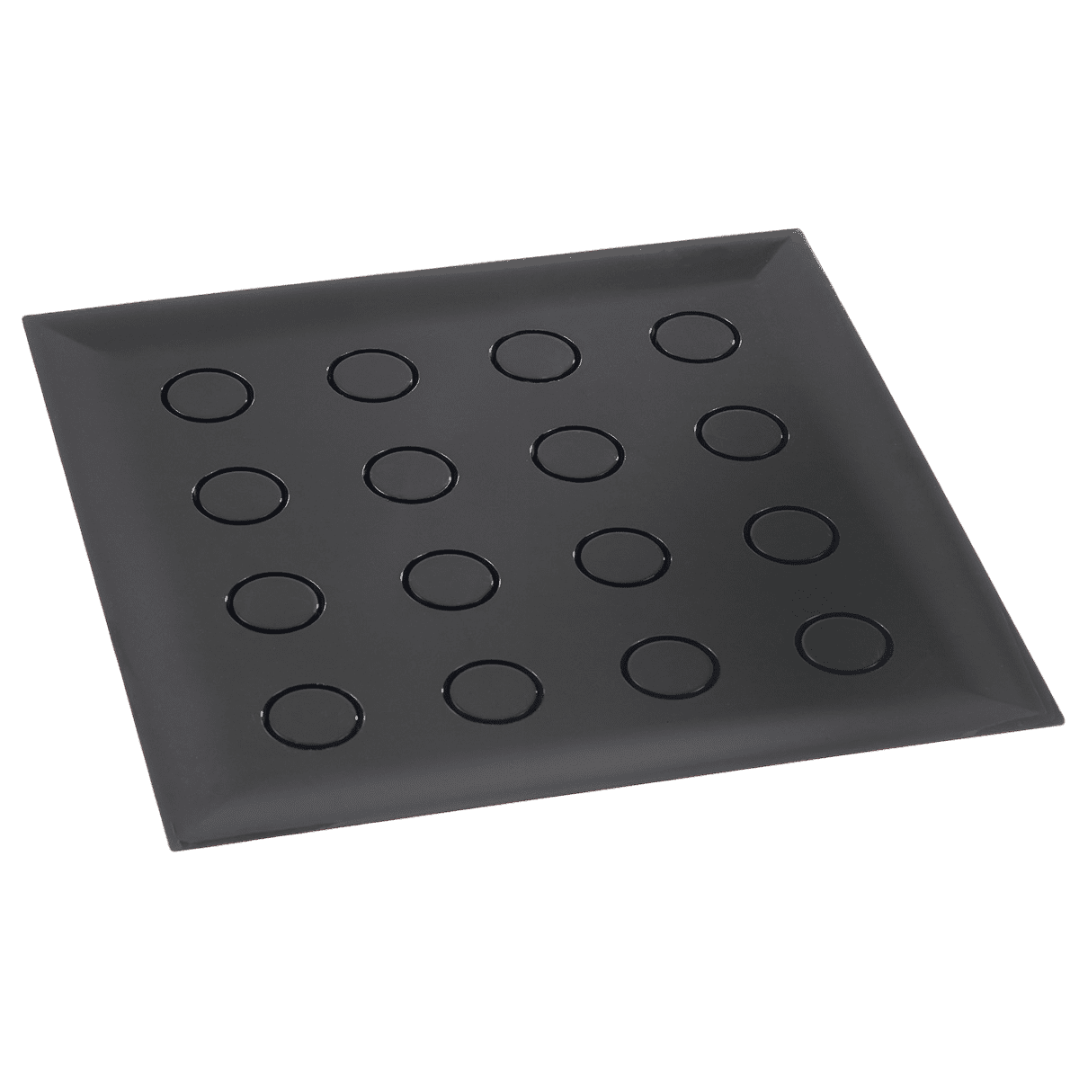 Plateau Odyssée noir 16 flûtes 295x295 mm ｜ 25 Unité(s)