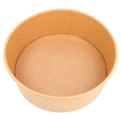Saladier carton kraft rond 1300 mL | Carton de 300 unités