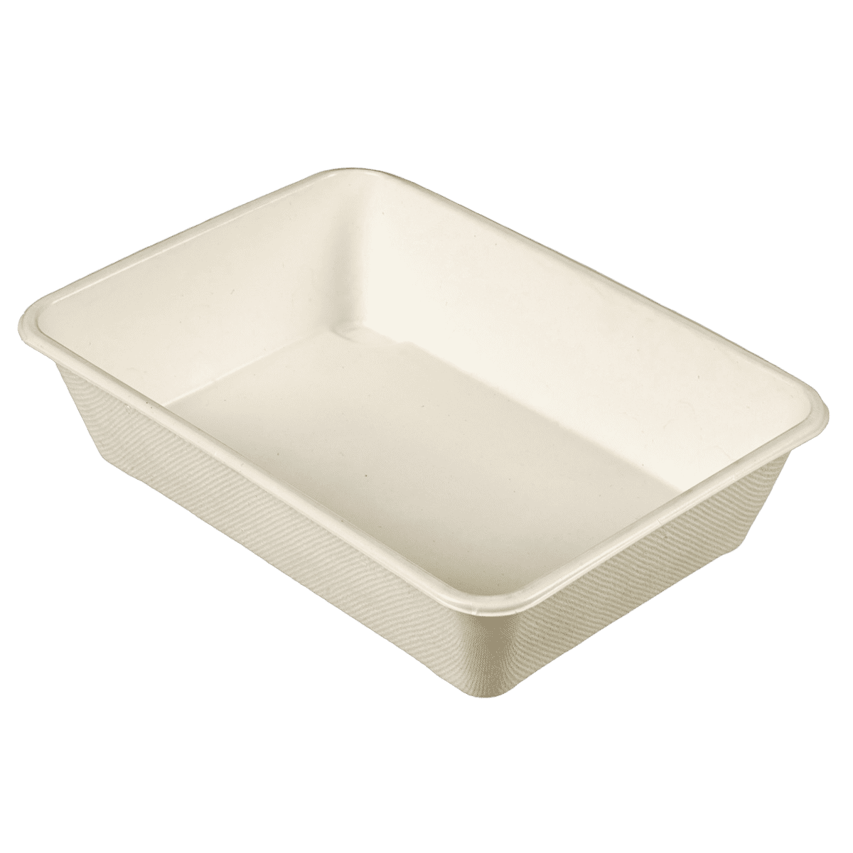 Barquette Quantum pulpe de canne avec lamination PE 840 ml ｜ 400 Unité(s)