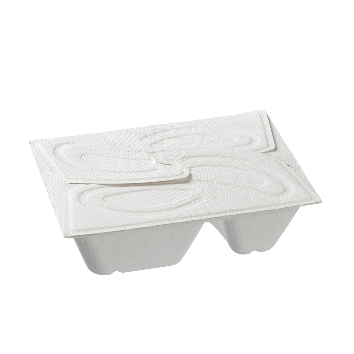 Barquette Quantum fermeture croisée 375+490 ml ｜ 200 Unité(s)