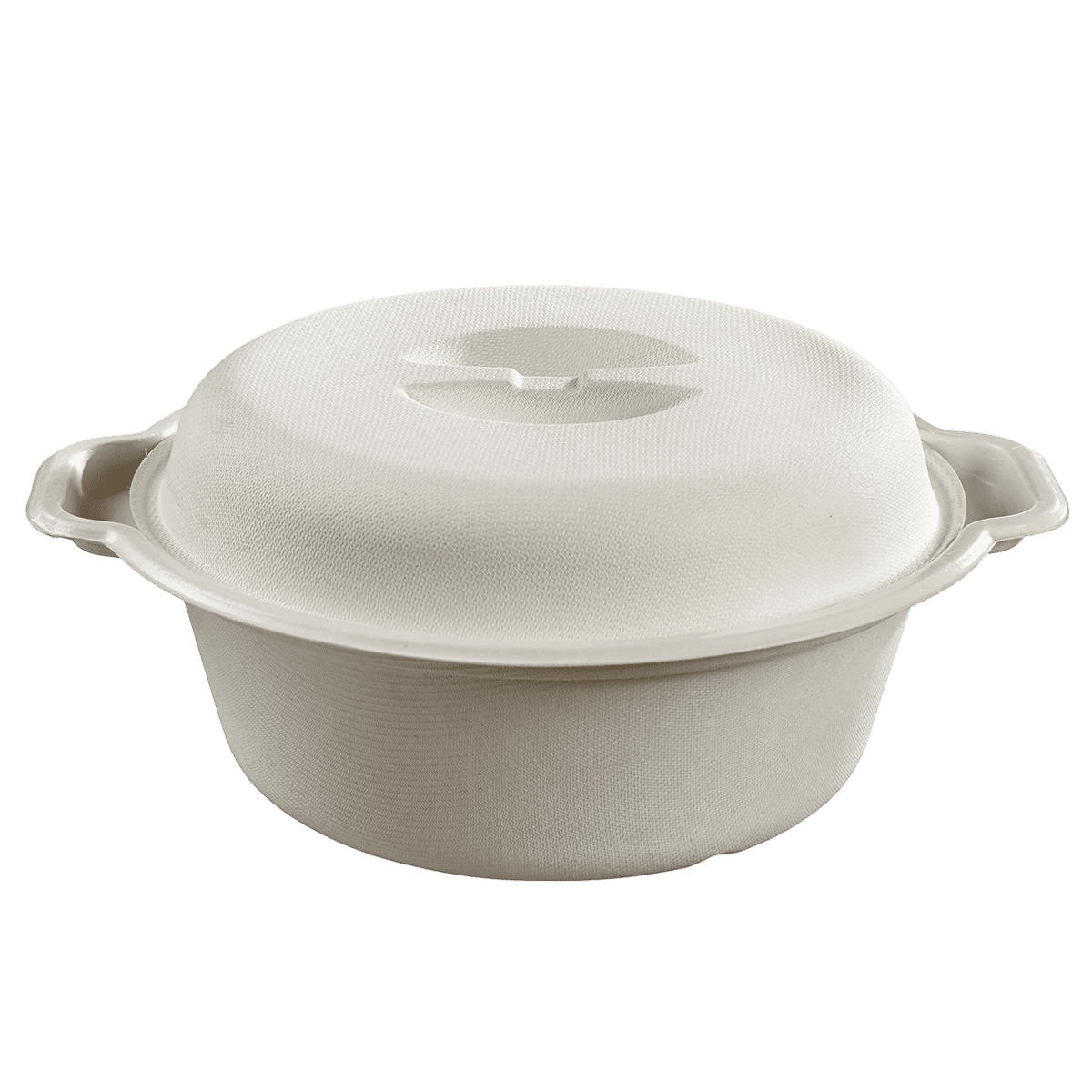 Cocotte pulpe de canne avec lamination + couvercle 1700 ml ｜ 80 Unité(s)